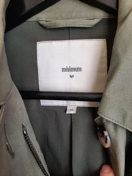 Женская Minimum Бомбер Зелёный Хлопок 36