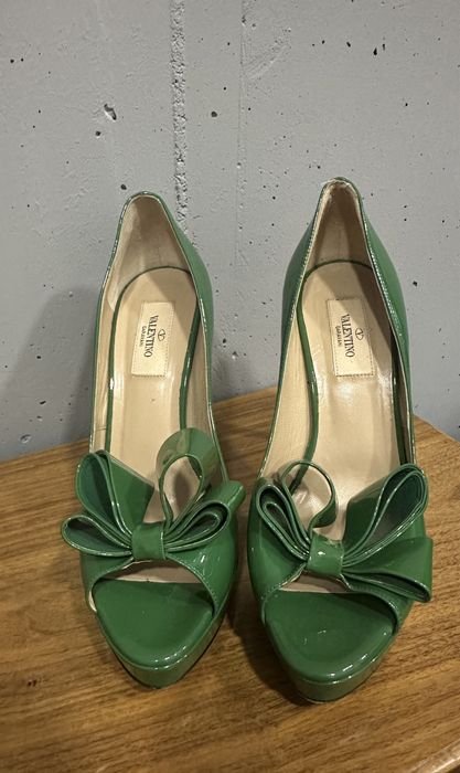 Женские Valentino Туфли Зелёные 38
