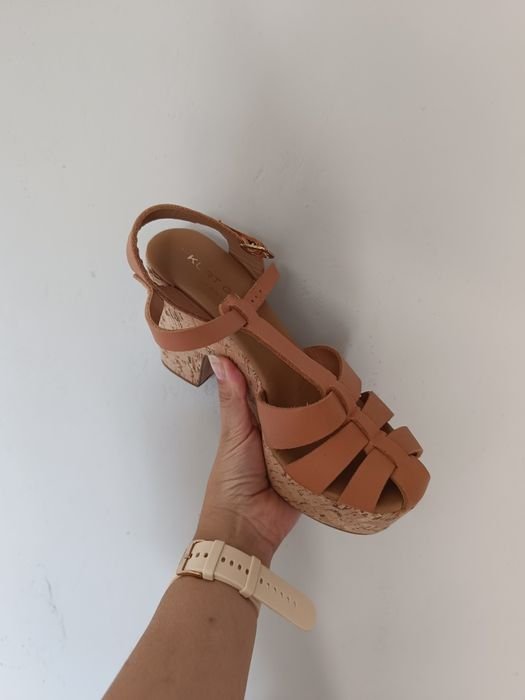 Donna Tacchi Beige Pelle 37