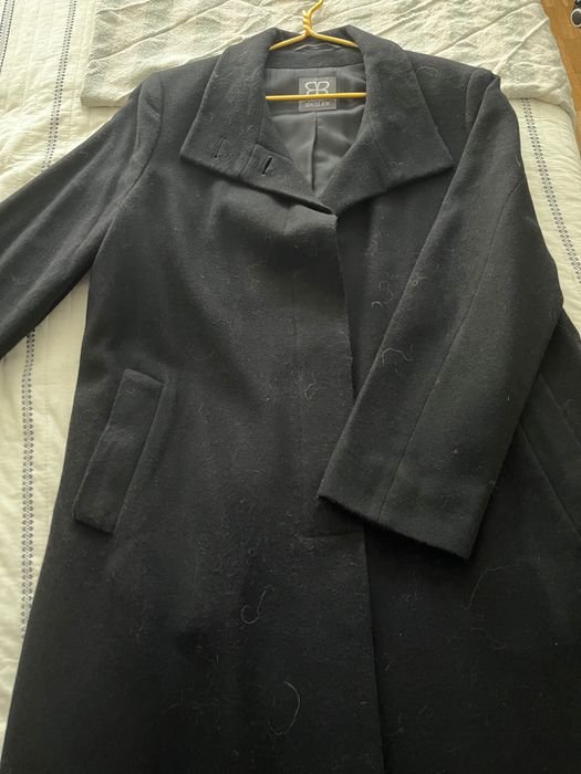 Women Basler Coat Black Wool 42