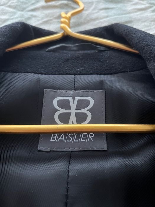 Women Basler Coat Black Wool 42