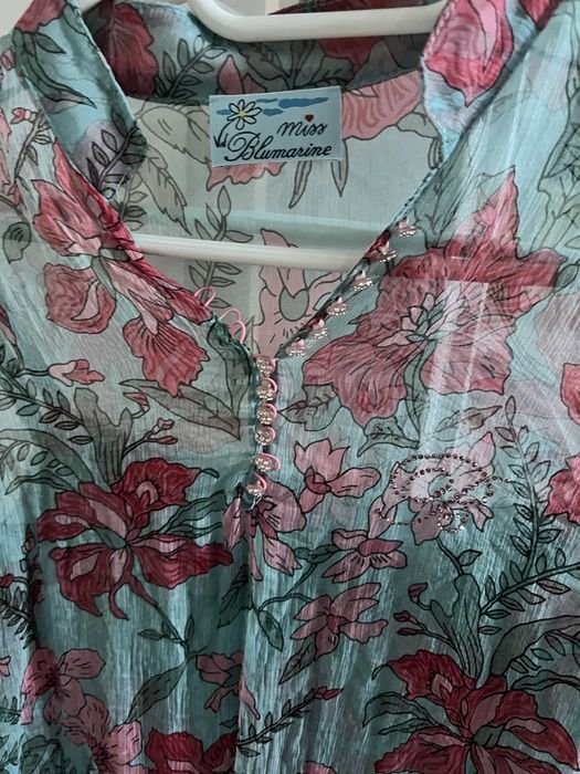 Женский Miss Blumarine Блузка Голубой Другой 36