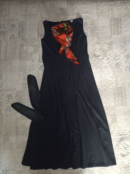 Women TOTEME Dress Navy Wool 40
