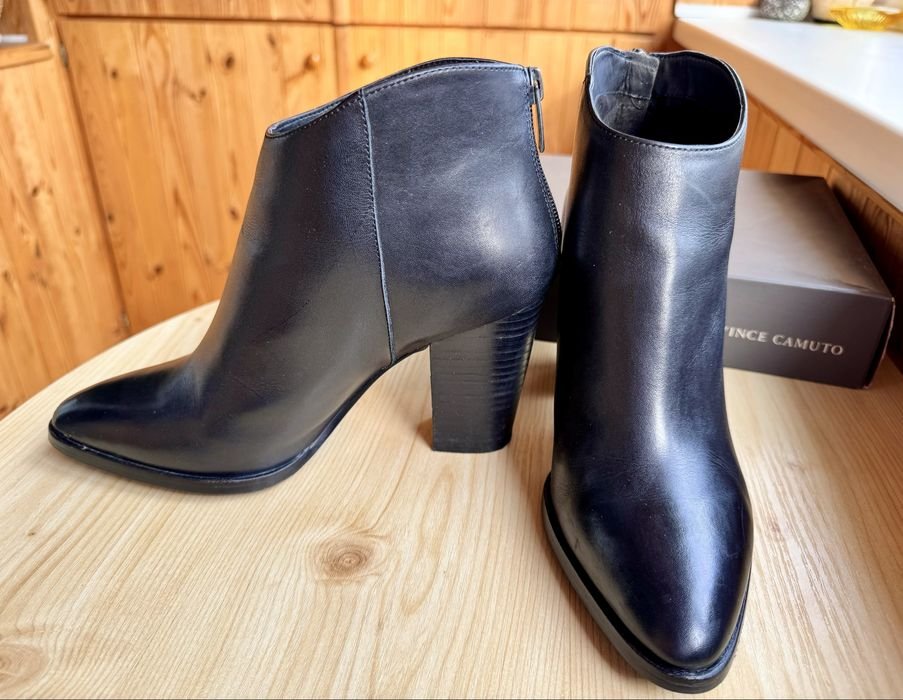 Femme Vince Camuto Bottines Noires Cuir 38