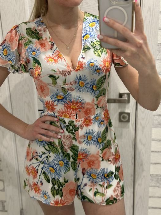 Женский alice + olivia Комбинизон Многоцветный 36