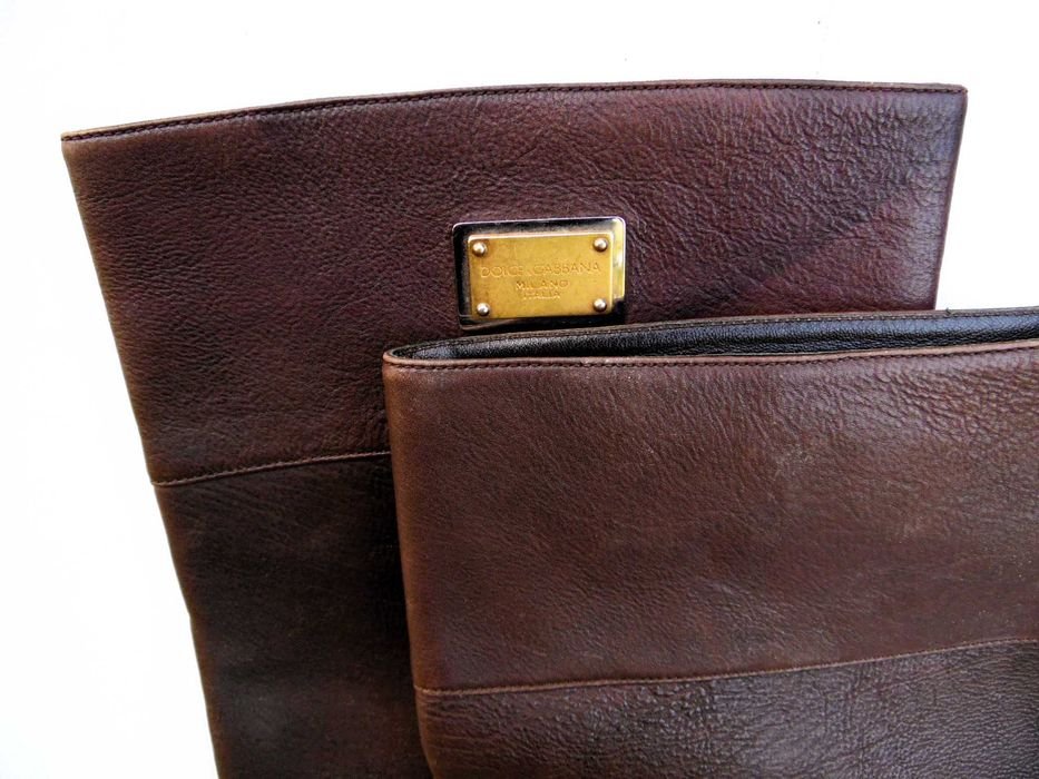 Donna Dolce Gabbana Stivali Pelle 38