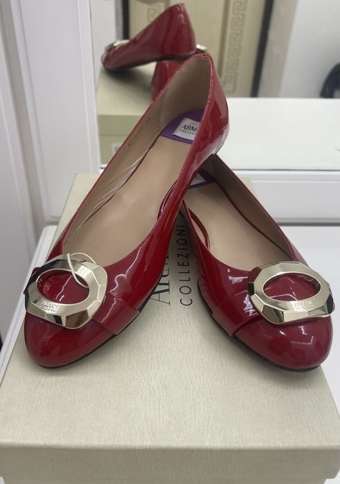 Femme Armani Ballet Flats Rouge 39