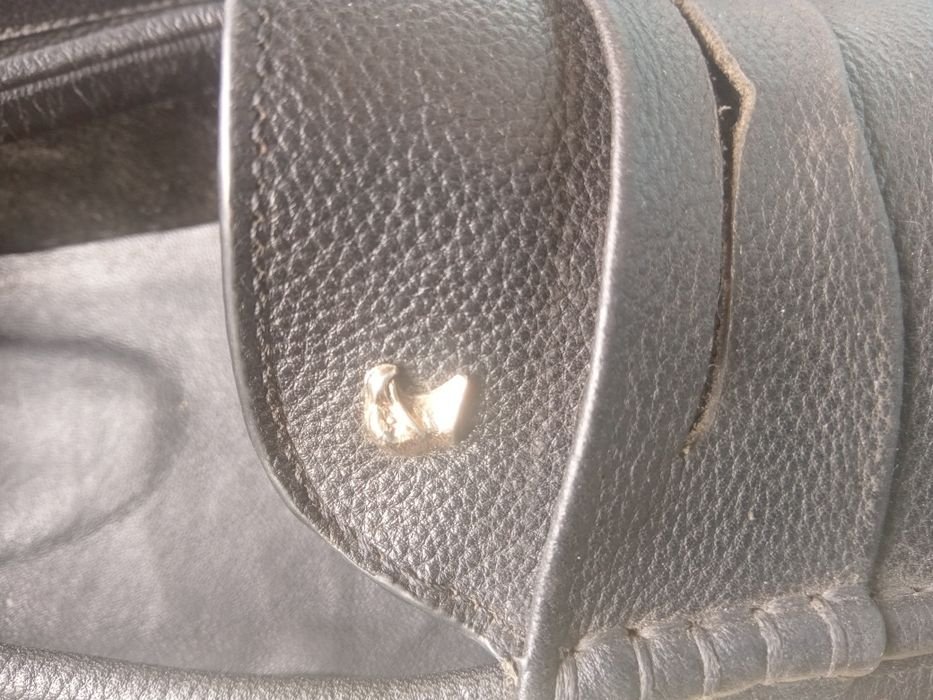 Мужские Мокасины Чёрные Натуральная Кожа 44