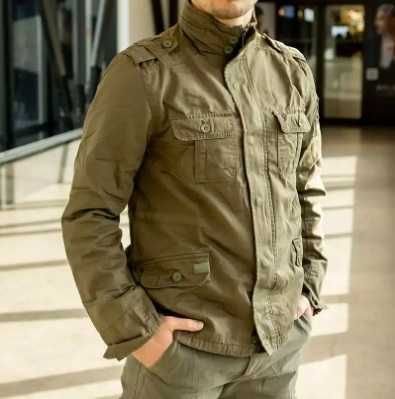 Herren Surplus Delta Britannia Jacke Oliv