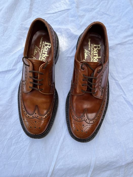 Мужские Barker Туфли Коричневый Натуральная кожа