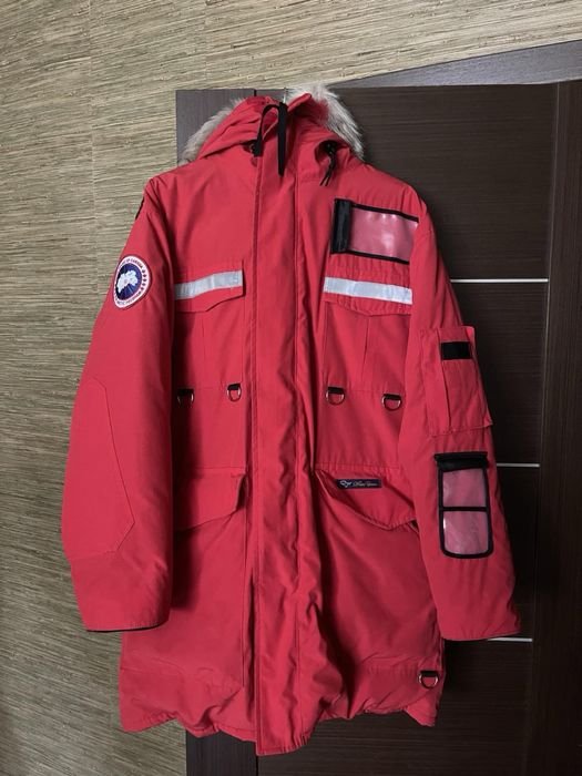 Мужской Canada Goose Пуховик Красный 50