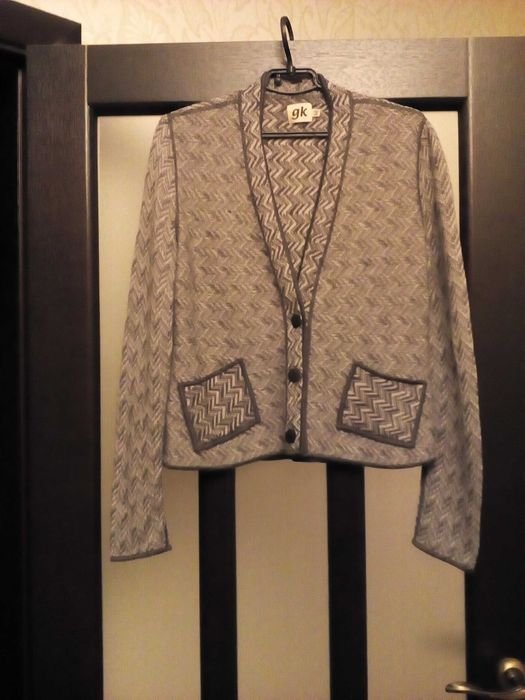 Women Sweater Grey Wool 40