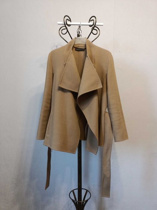 Femme Manteau Marron Laine 40