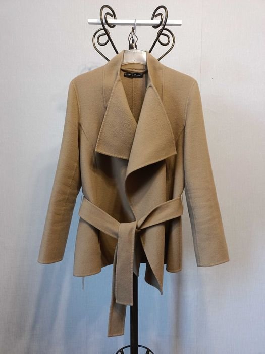Femme Manteau Marron Laine 40