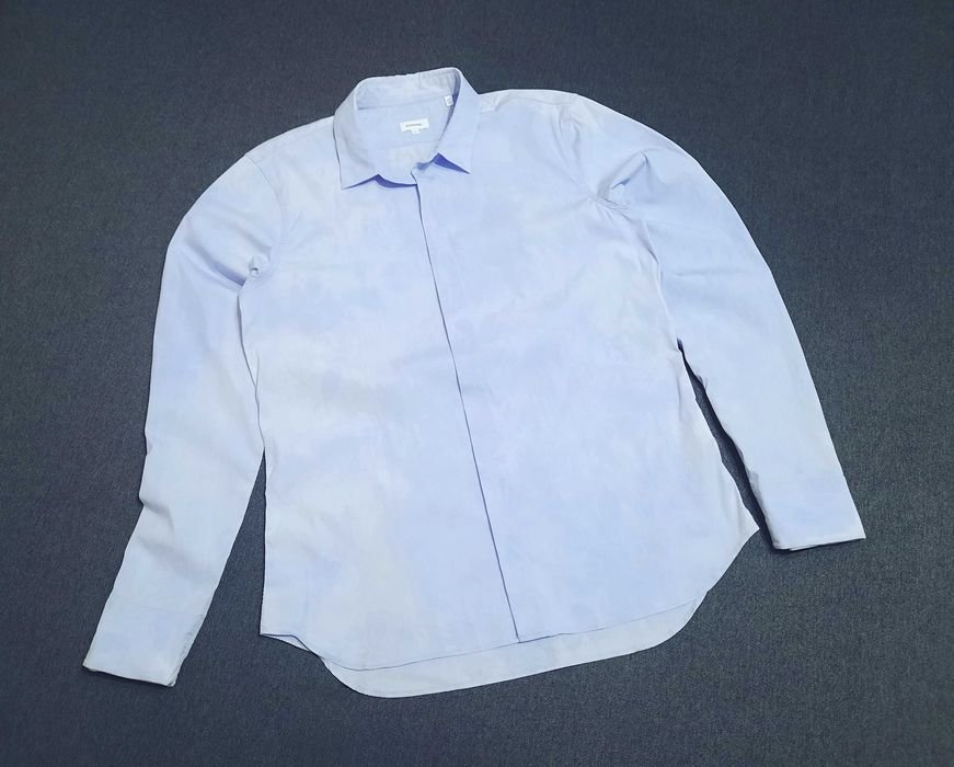 Men Jil Sander Shirt Blue Cotton 38