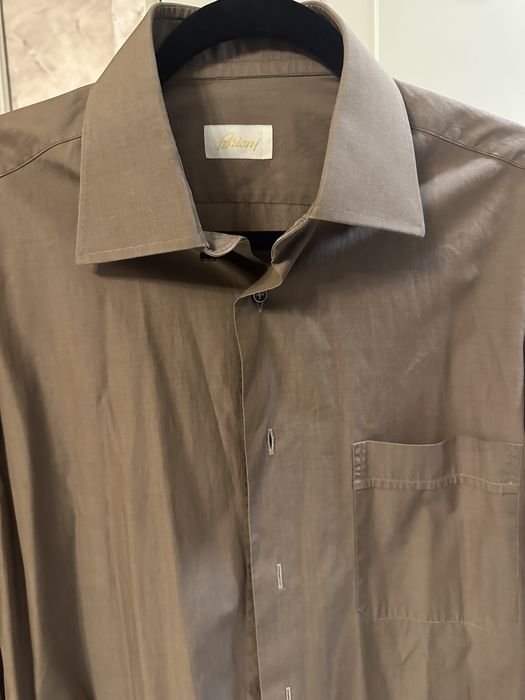 Мужской Brioni Рубашка Коттон М
