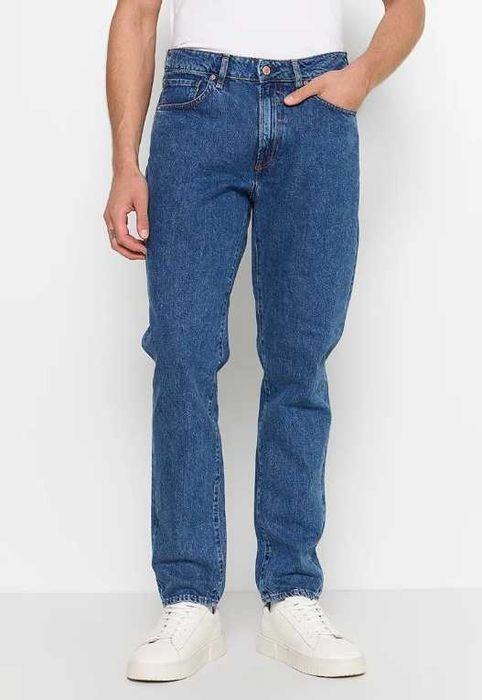 Мужские Guess Джинсы Тёмно-синий Хлопок 30