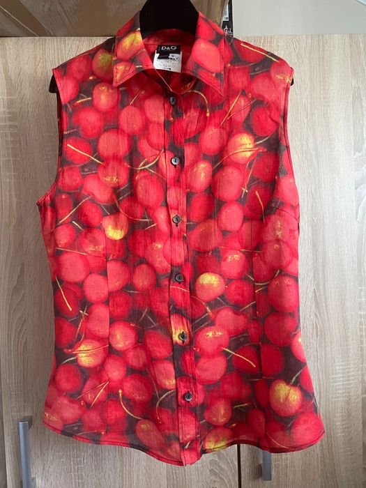 Women Dolce&Gabbana Shirt Red Cotton 36