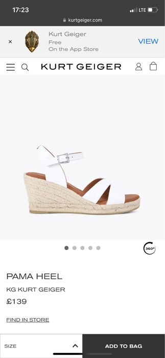 Donna Kurt Geiger Sandali Pelle 41