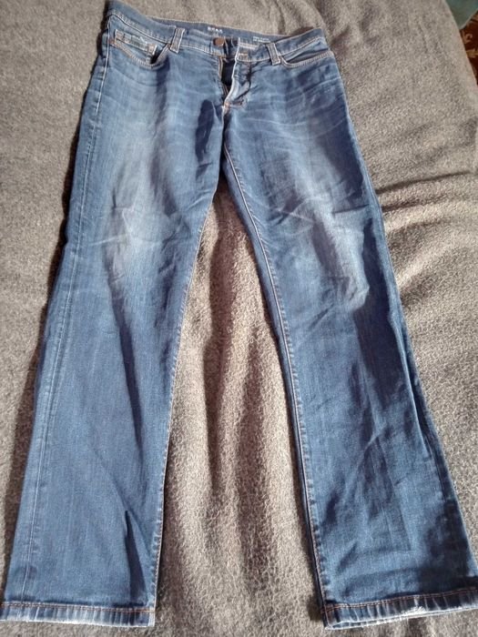 Мужской Brax Джинсы Чёрный 35/34