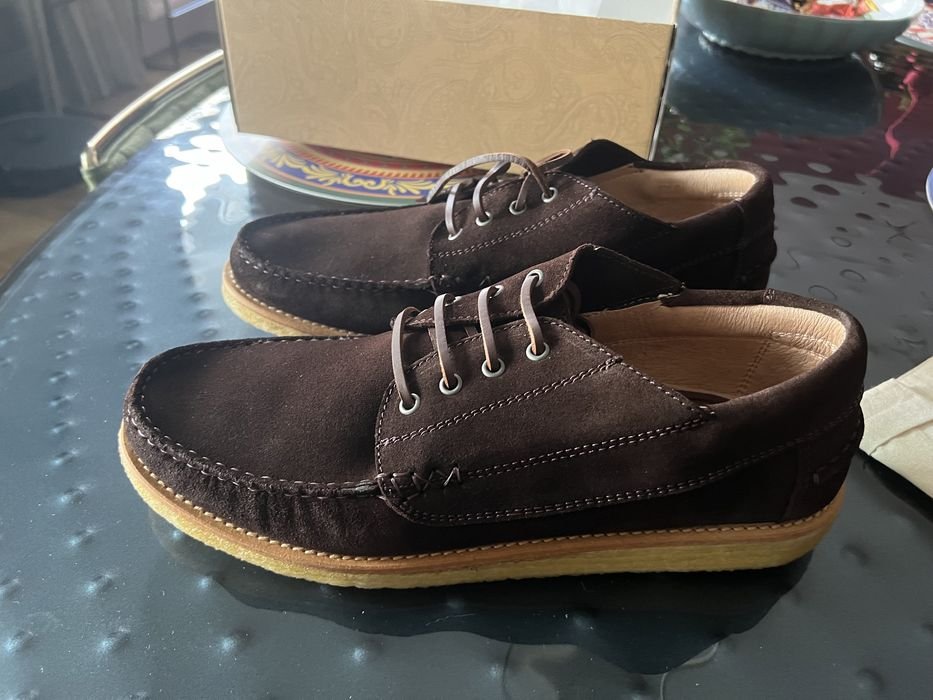 Men Pretty Green Loafers Brown Suede 44.5