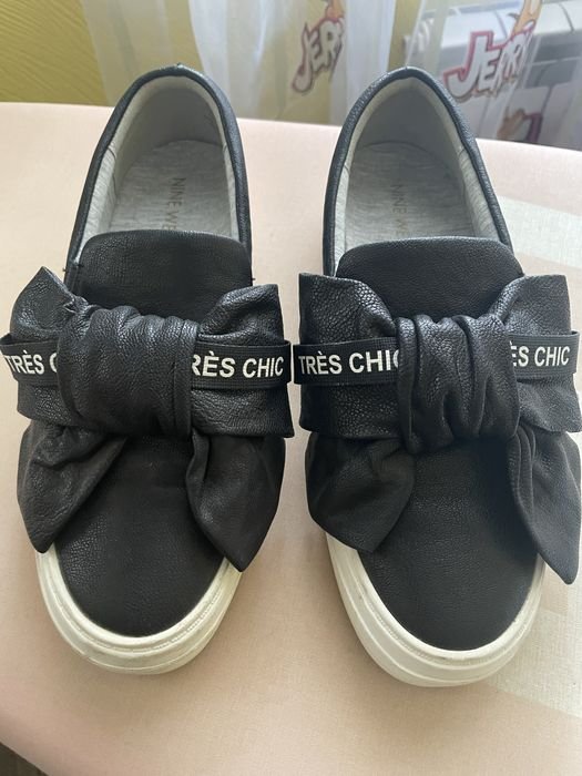 Мужские Nine West Мокасины Чёрные Кожа