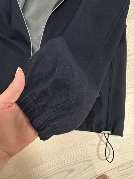 Мужской Sandro Бомбер Тёмно-синий Шерсть 36