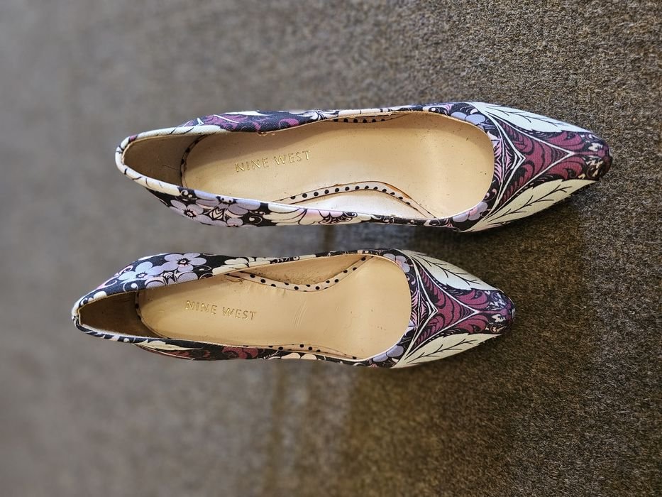 Femme Nine West Talons Roses Floraux 36.5