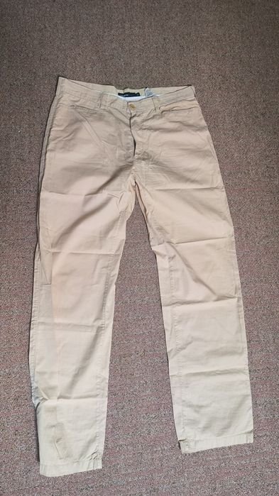 Мужские Cerruti Брюки Бежевый Хлопок 36-38