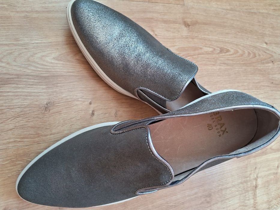 Женские Brax Мокасины Серые 40