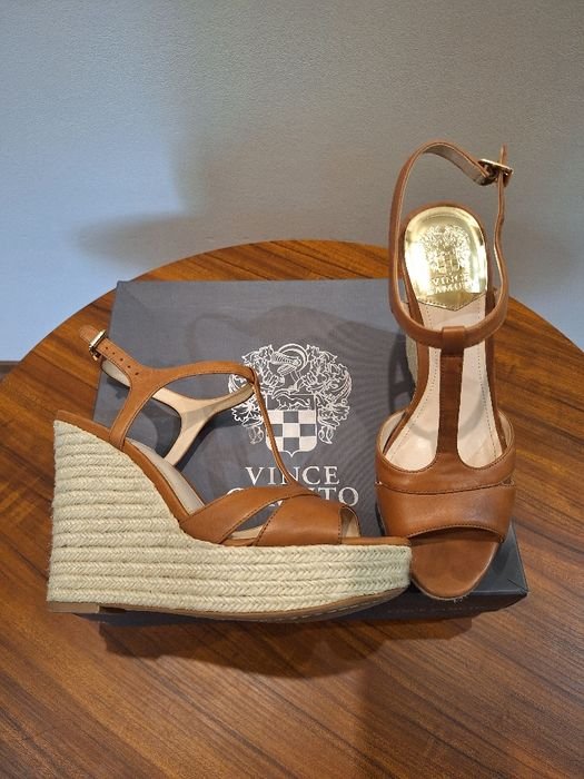 Femme Vince Camuto Talons Marron Cuir 41