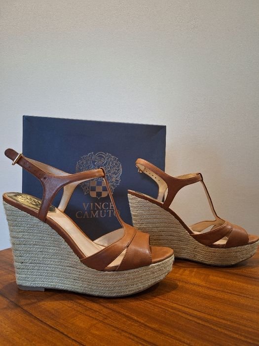 Femme Vince Camuto Talons Marron Cuir 41