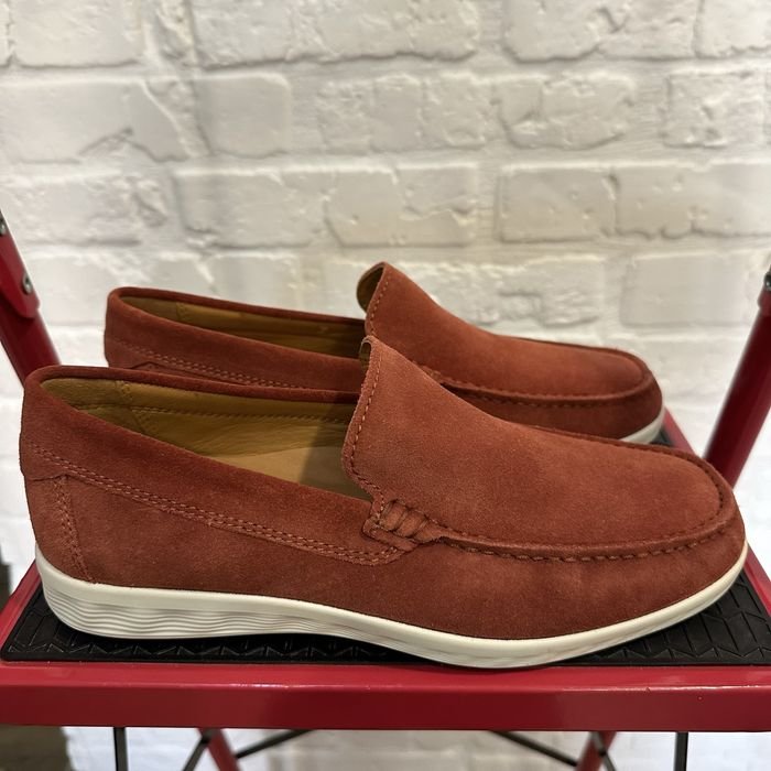 Men ECCO Loafers Brick Leather 39