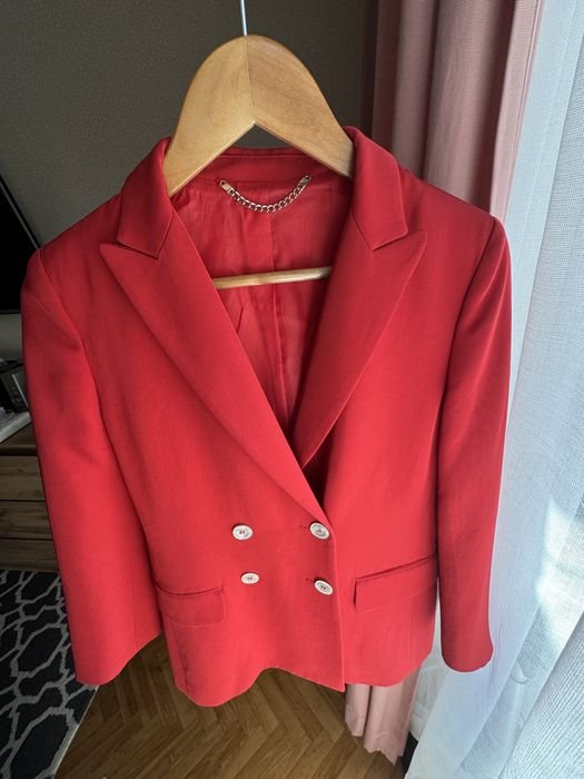 Donna MaxMara Blazer Rosso Altro Materiale 36