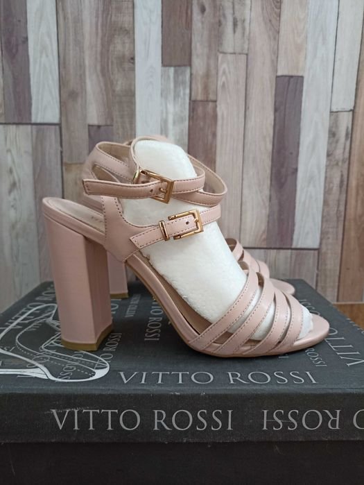 Women Vitto Rossi Heels Pink Leather 38