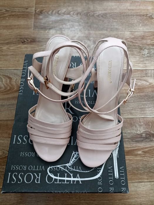 Women Vitto Rossi Heels Pink Leather 38