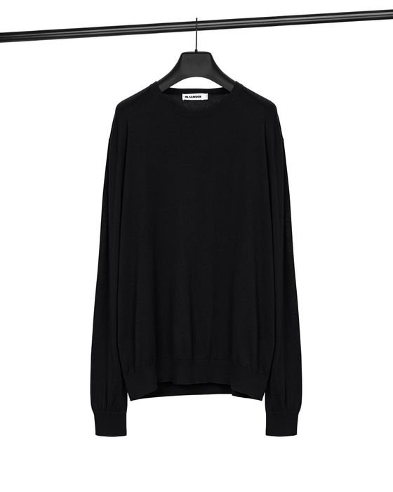 Men JIL SANDER Sweater Black Knit 42