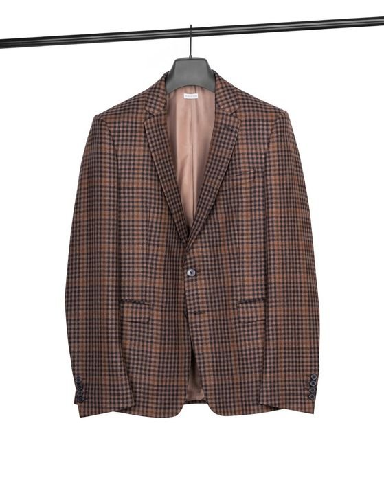 Herren Dries Van Noten Anzug Braun Wolle 38