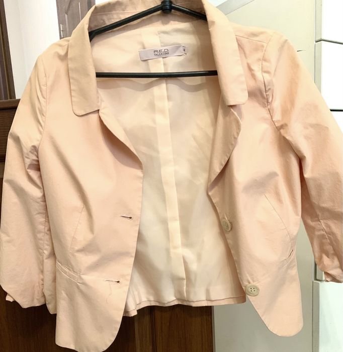 Women RED Valentino Blazer White Cotton 36