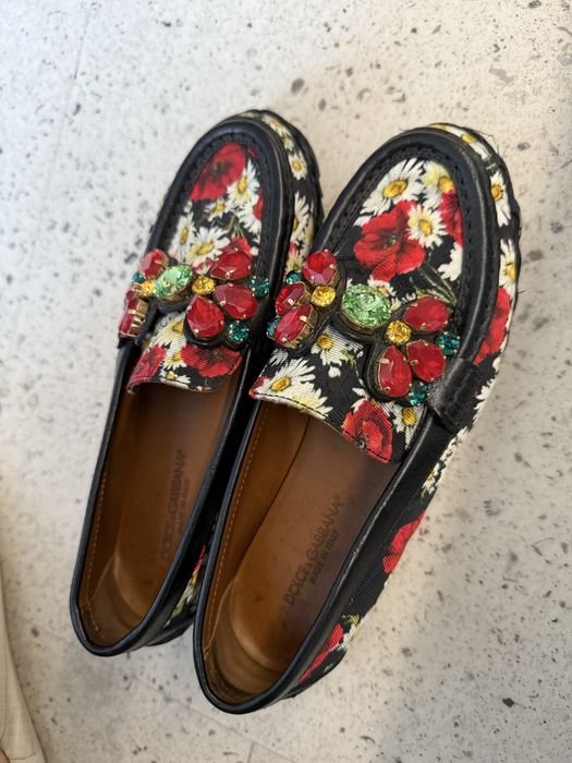 Uomo Dolce Gabbana Mocassini Multicolore Pelle 36