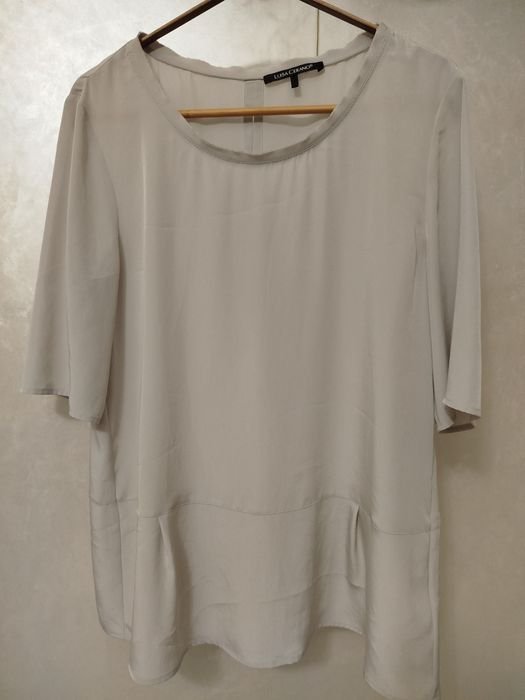 Damen Luisa Cerano Bluse Grau Polyester 40