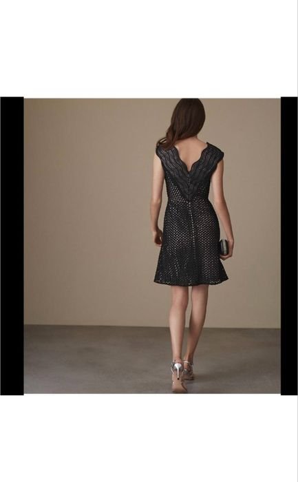 Donna Abito Nero Maglia 34