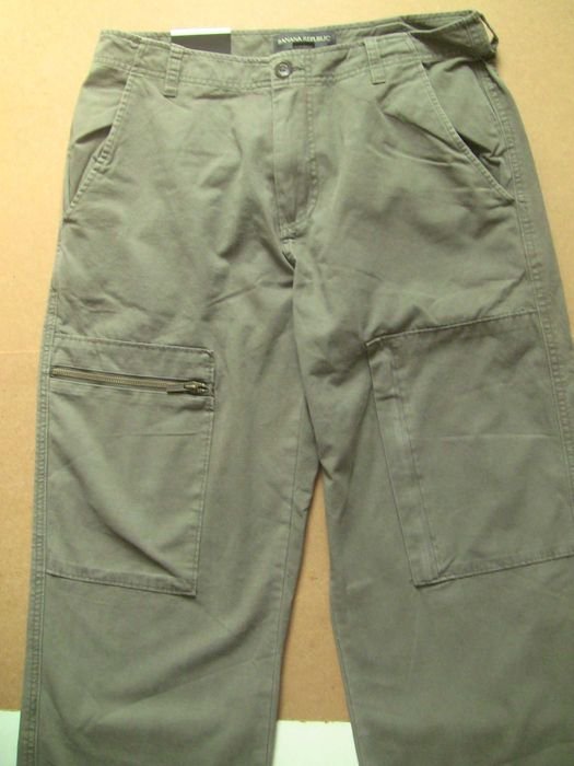 Uomo Banana Republic Jeans Kaki Cotone 36-38