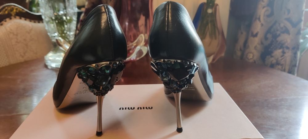 Женские Miu Miu Туфли Чёрные 36