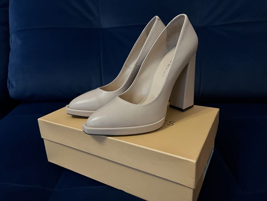 Donna Tacchi Beige Pelle 39