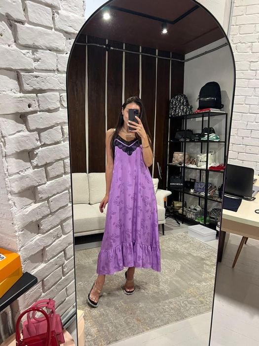 Women Zadig&Voltaire Dress Purple Silk 36