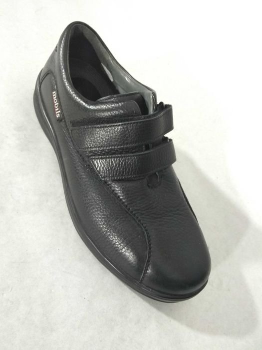 Мужской Mephisto Туфли Чёрный Кожа 44