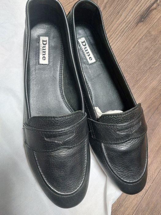 Femme Mocassins Noir Cuir 37.5