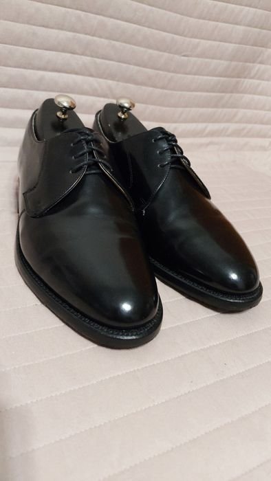 Barker Дерби Чёрный Кожа 42