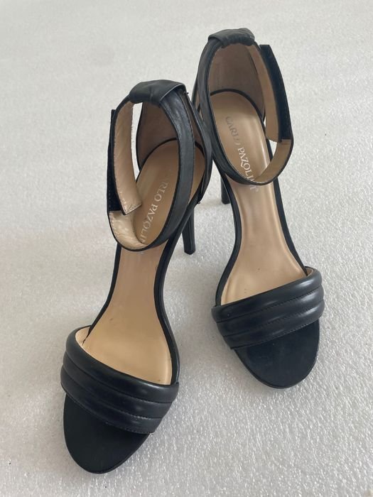 Donna Carlo PAZOLINI Tacchi Nero Pelle 39